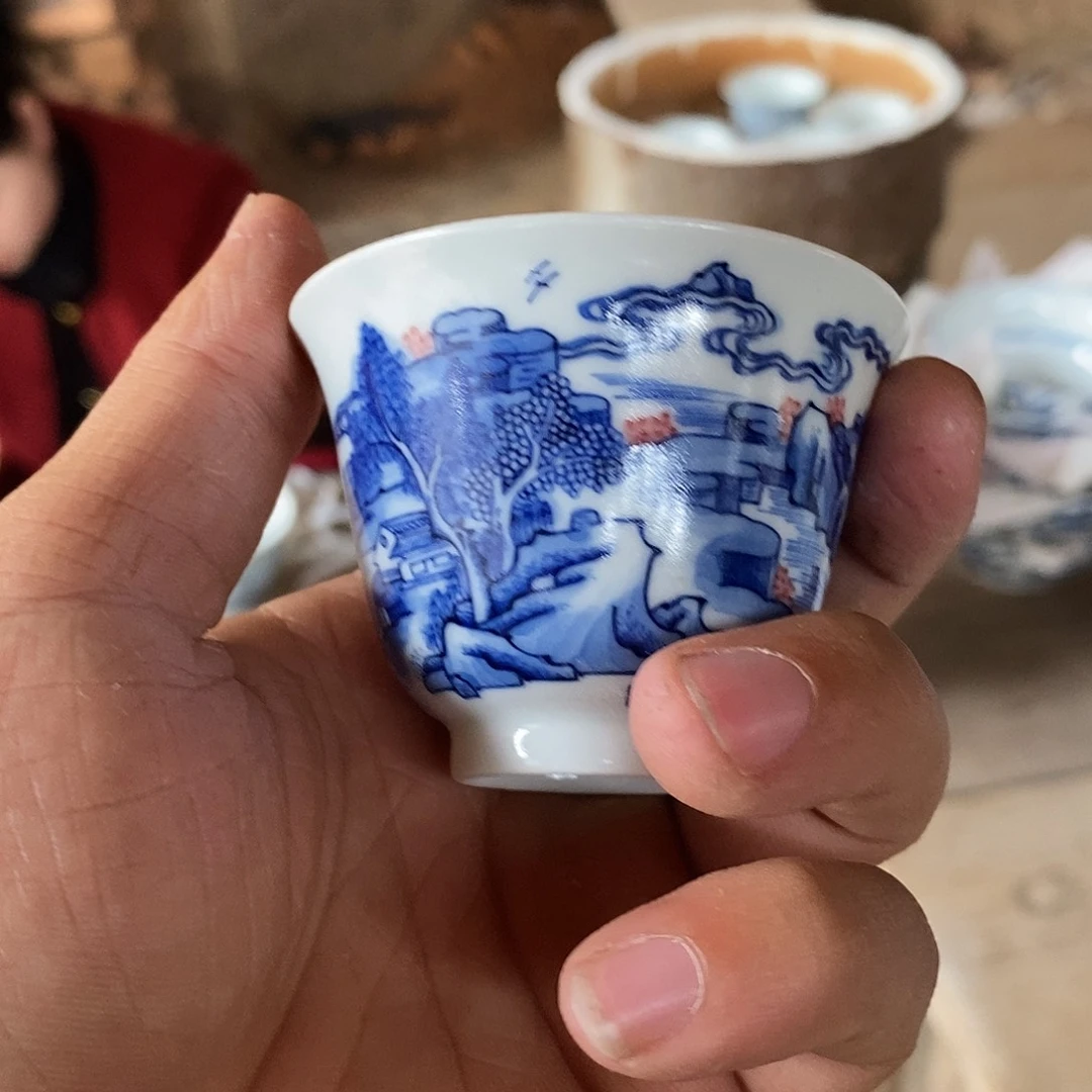 杯景德镇高温还原柴窑陶瓷