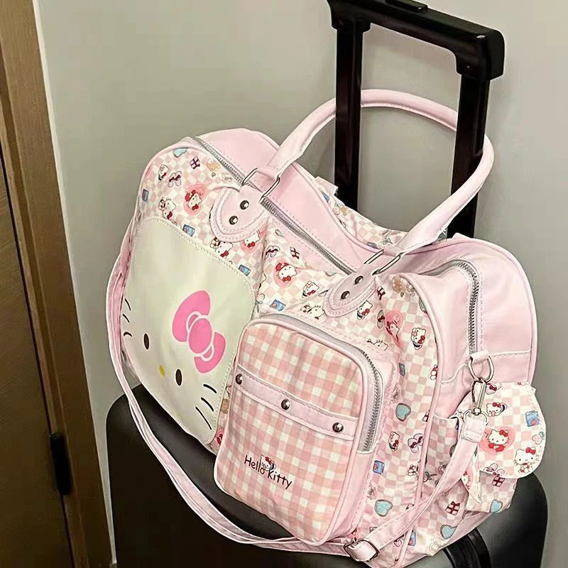 2025新款HelloKitty出门行李包旅行包便携多功能手提健身包X