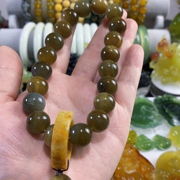 未镶嵌岫玉手持手持