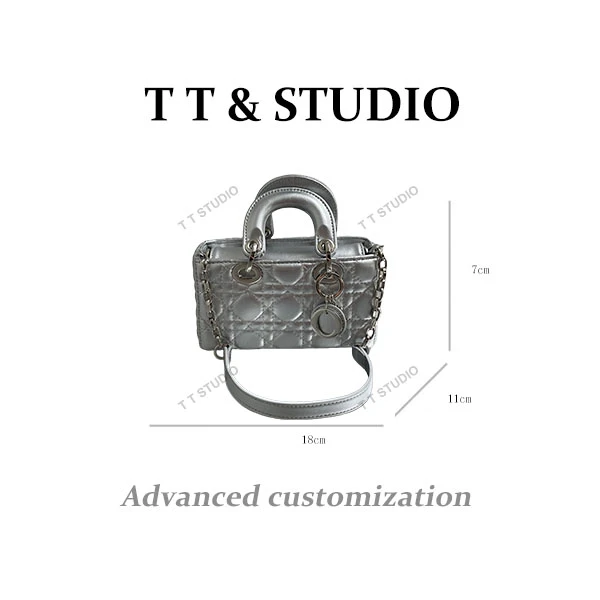 【TT Studio】SK-82329-2-银色RAIN.CUN水桶腋下斜跨轻奢女包