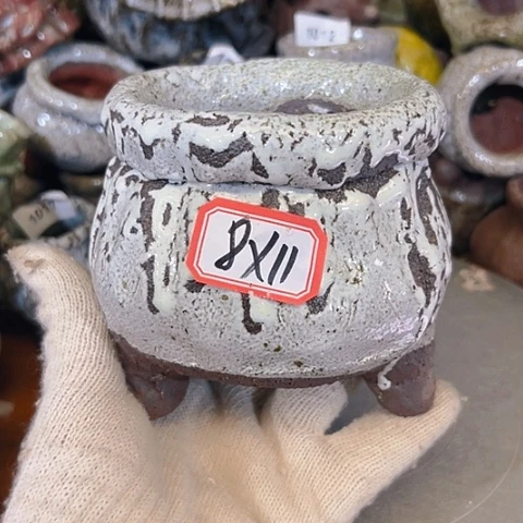 粗陶花盆手工花盆制作就这样