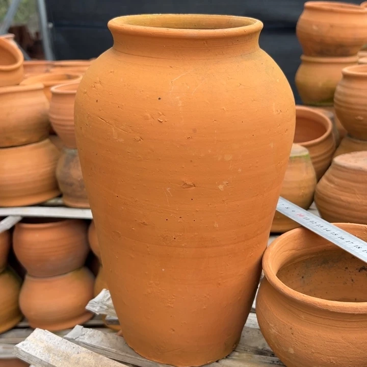 13×30 手工拉胚红陶