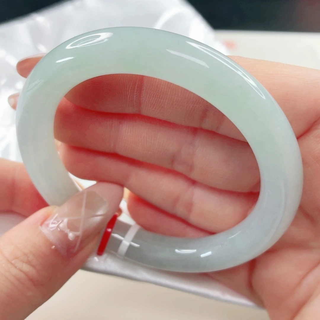 翡翠未镶嵌手镯53.6x356