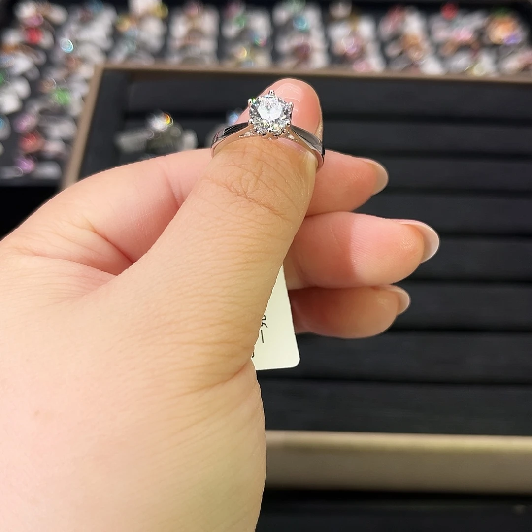 莫桑石非金属SH光臂花苞六爪一卡-10