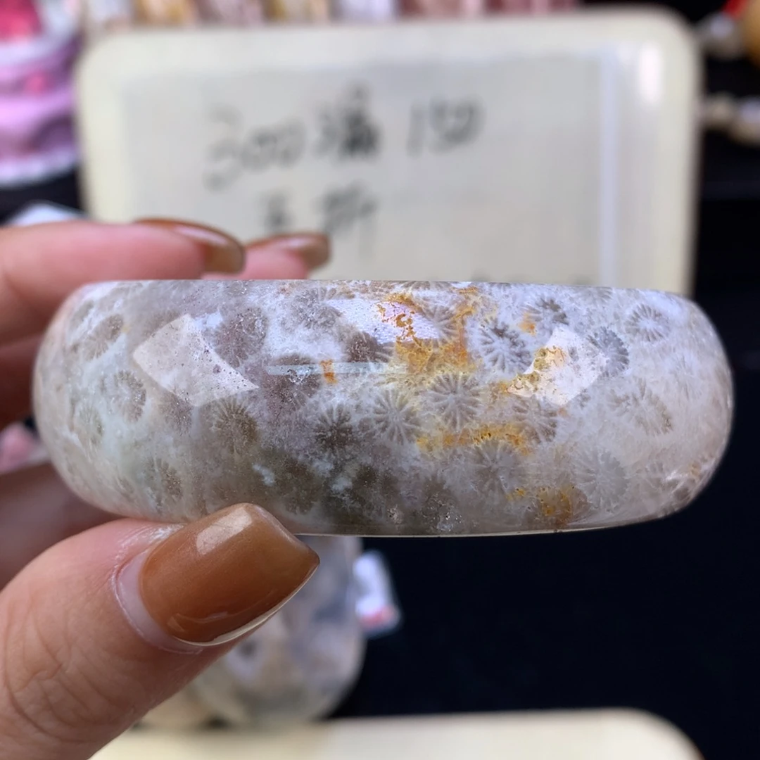硅化珊瑚（珊瑚玉）未镶嵌颈饰晚场漏价五折58.2口（43号）