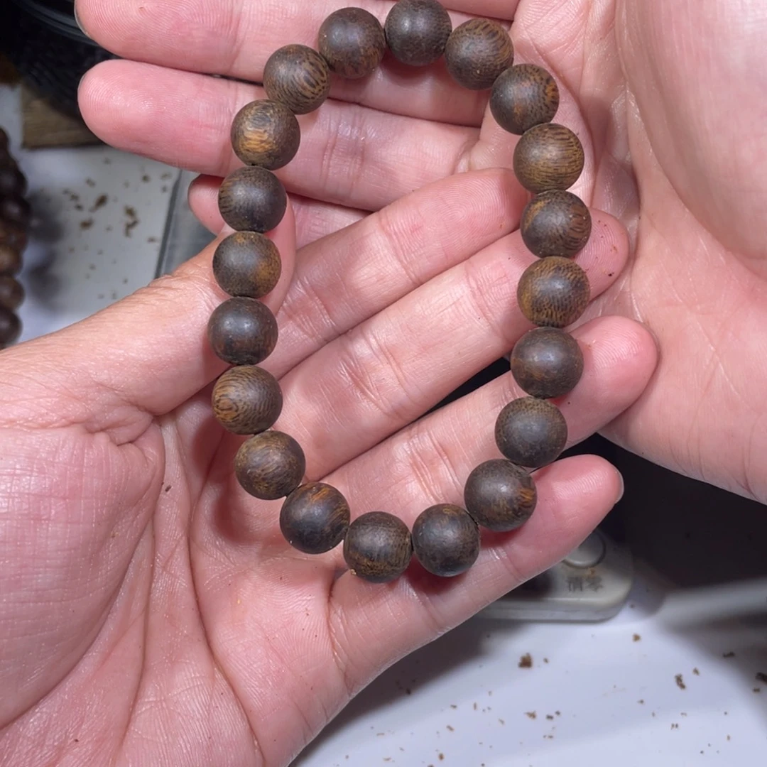手串沉香沉水浮1.0单圈