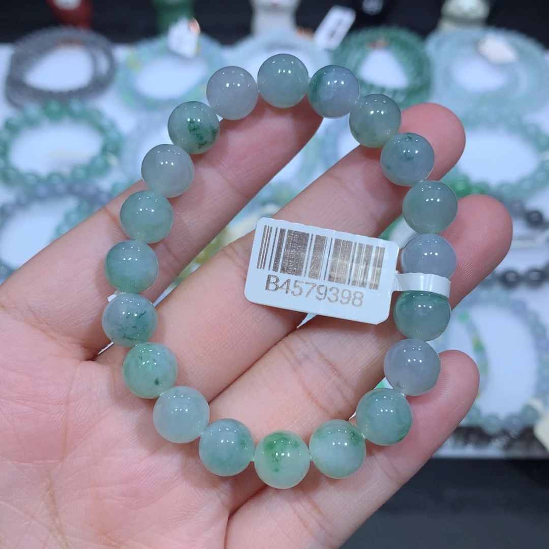 未镶嵌手串翡翠天然