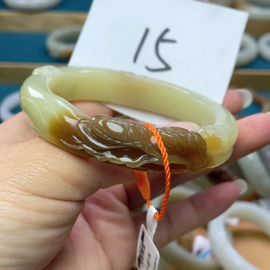 未镶嵌手镯和田玉圈口60