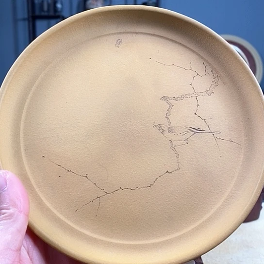 紫砂茶杯?*鸟壶承花泥