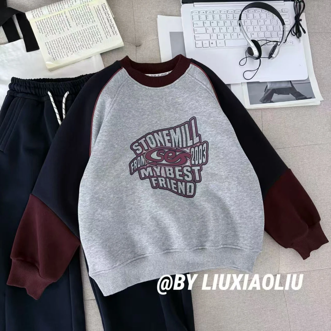 杭州六小六正版 BY LIUXIAOLIU冬季儿童加绒卫衣20154