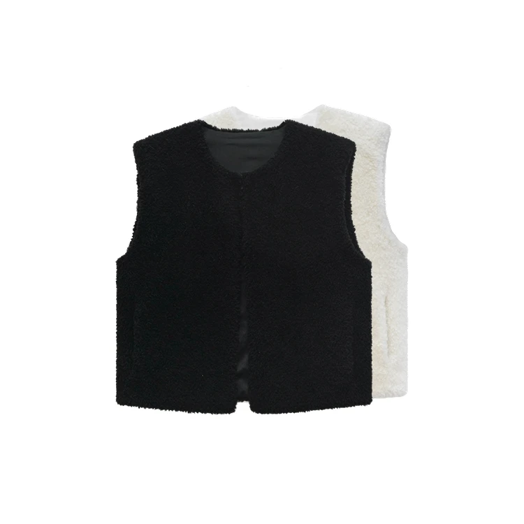 OSCAR&STELLA【晚宴】圆领时尚新款冬 女羊毛马甲91 0420