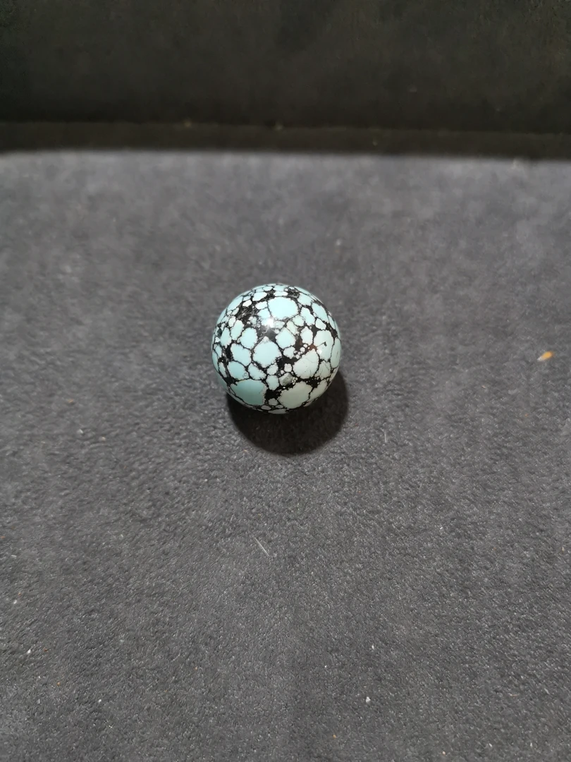 文玩绿松石大圆珠