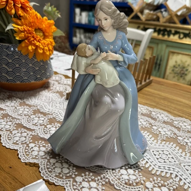 外贸尾单陶瓷餐具母子时光