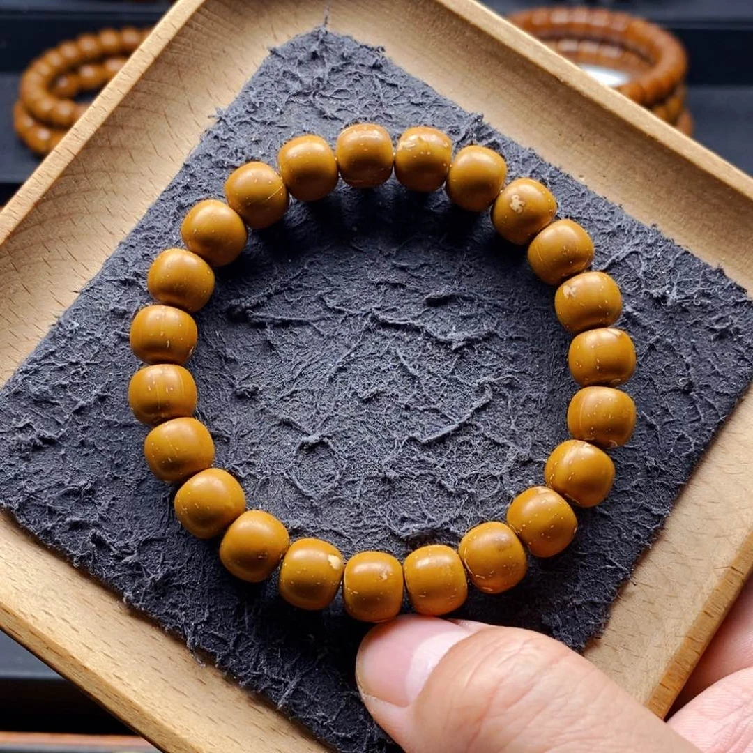 紫金鼠手串10mm实心老型微熊猫