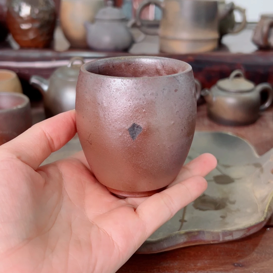欧***师坭兴陶贵台龙窑柴烧茶器A54