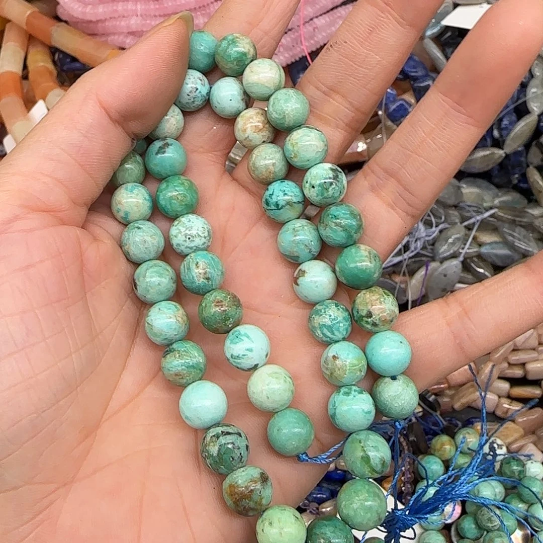 玛瑙/玉髓合金珠宝半成品秘鲁8mm一条