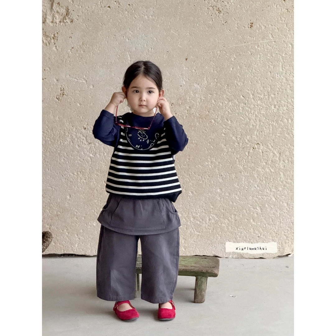 XLMS·25秋~拼色条纹两件套95518（汉服）