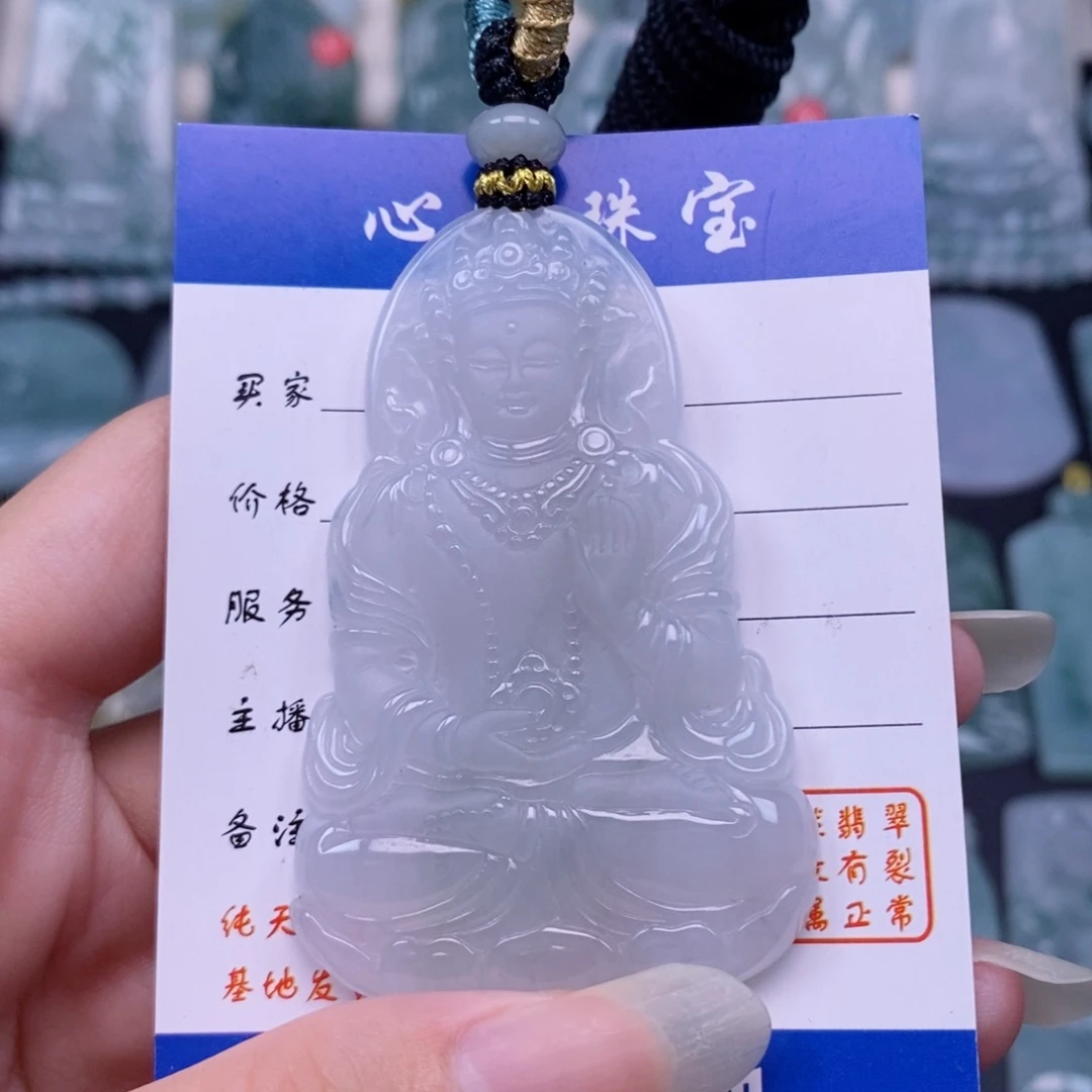 颈饰未镶嵌翡翠度母