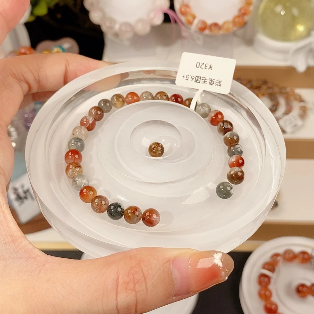 水晶手链未镶嵌今****！15整多留