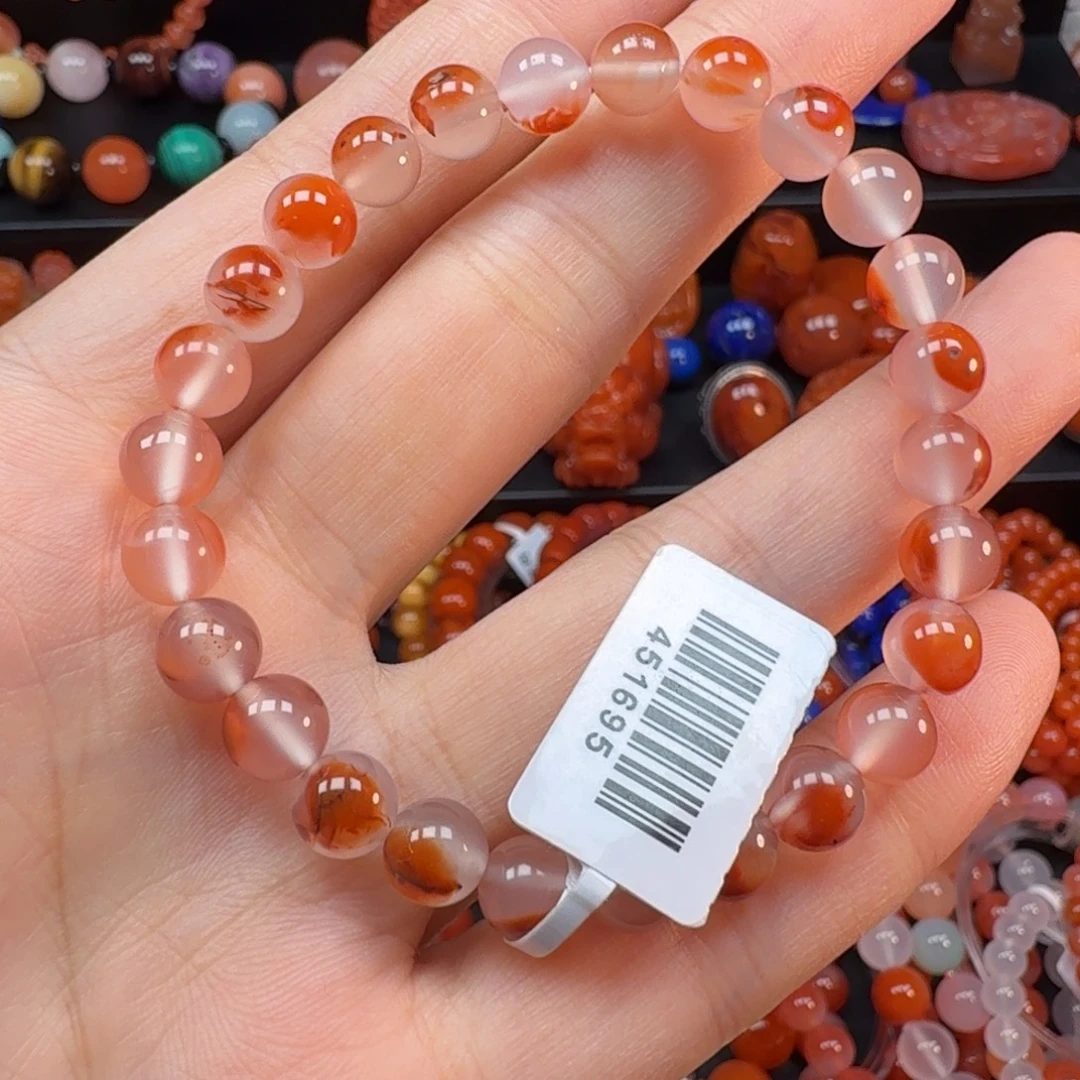 南红玛瑙未镶嵌手串7