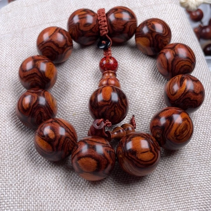 黄花梨/降香黄檀手串/手链新*仔海南黄花梨2.0