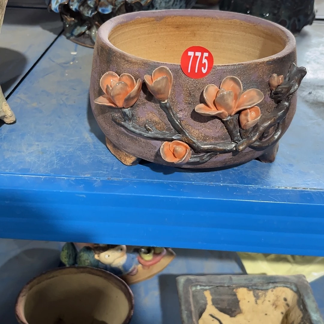 微瑕775 号陶然花器手工花盆