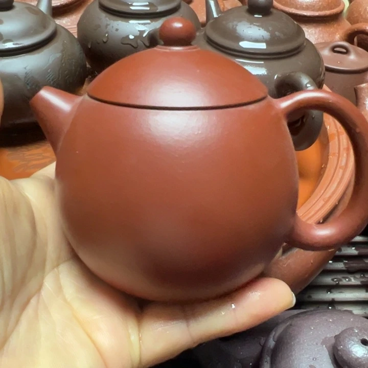 紫砂茶壶宜兴原矿朱泥