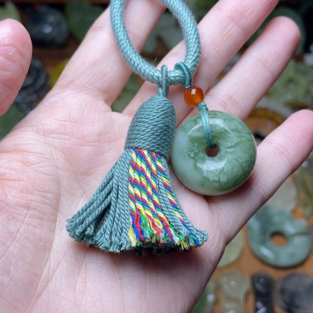 未镶嵌蛇纹石玉包挂