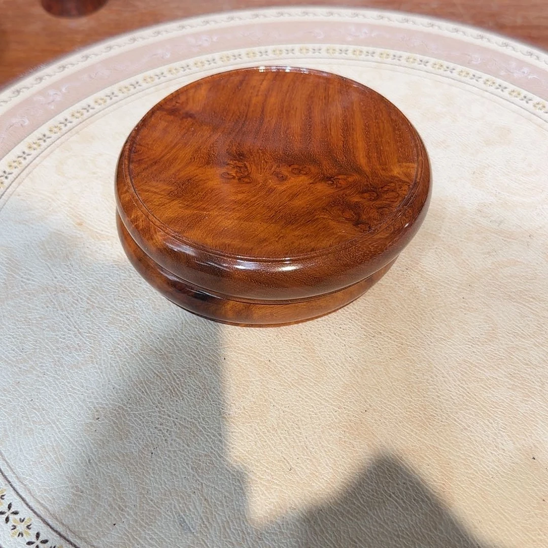 大果紫檀（缅甸花梨）留疤底座10公分