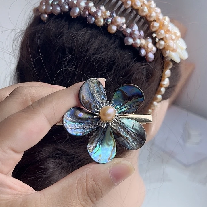 未镶嵌发饰淡水珍珠