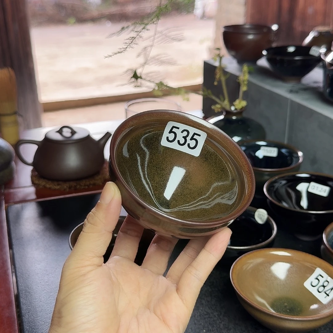 茶盏535 罗莉柴烧手工主人杯