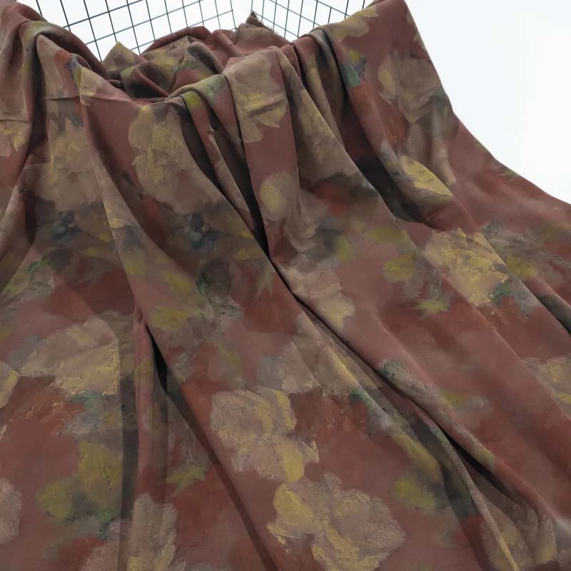 彤染 精品染底贡缎香兰纱棉绸布料 夏季凉爽人造棉绵绸服装裙面料