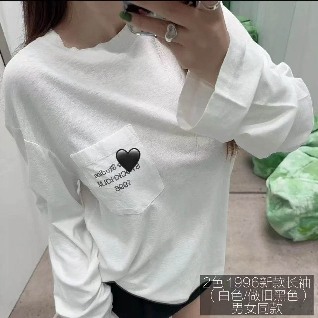 Uni｜25ss 经典1996棉麻长袖百搭体恤