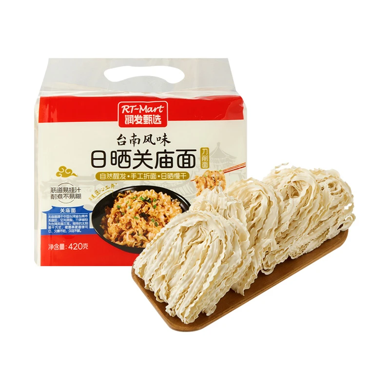 RT-Mart台南风味日晒关庙面（刀削面）420g/袋