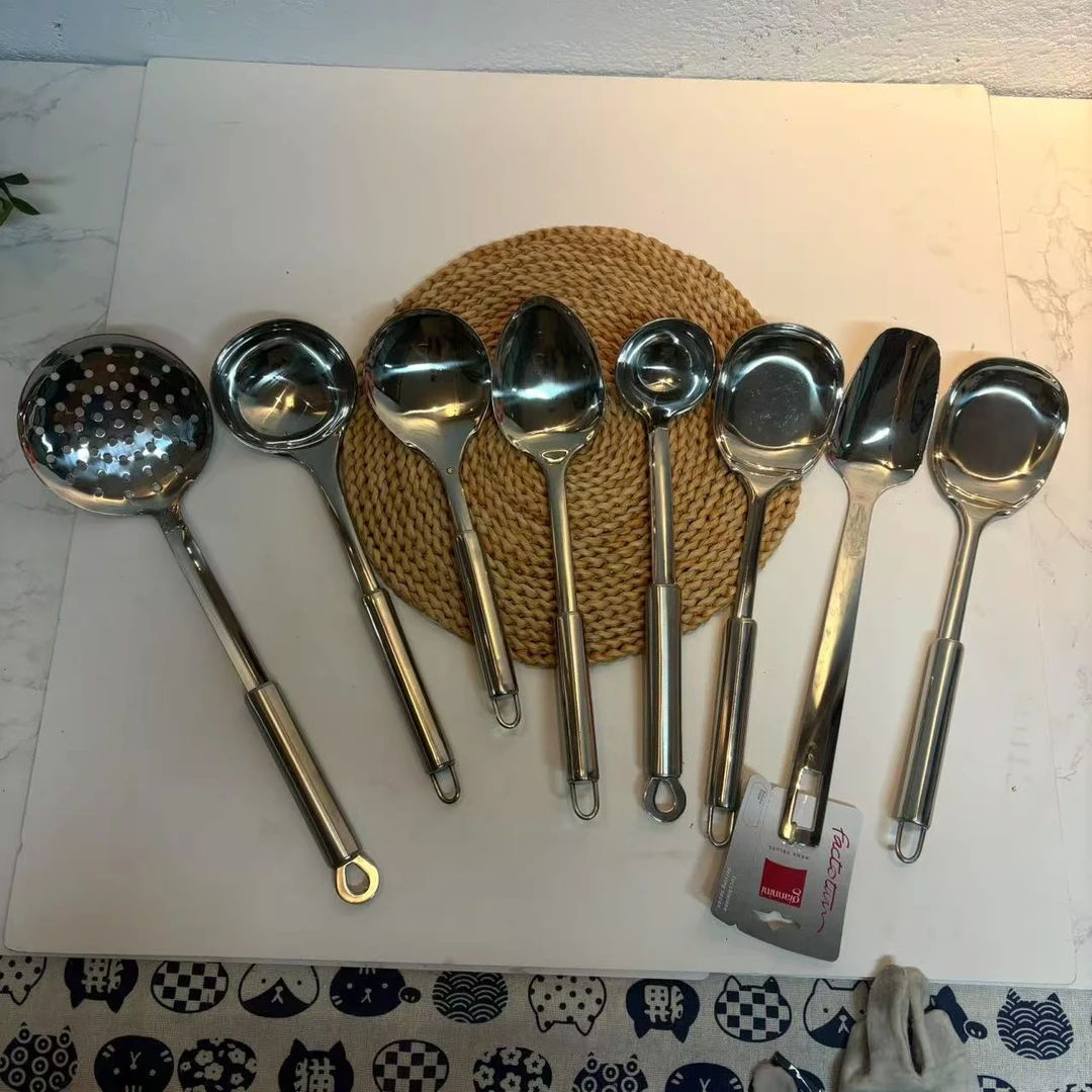 不锈钢厨具锅铲家用长柄汤勺饭勺锅铲