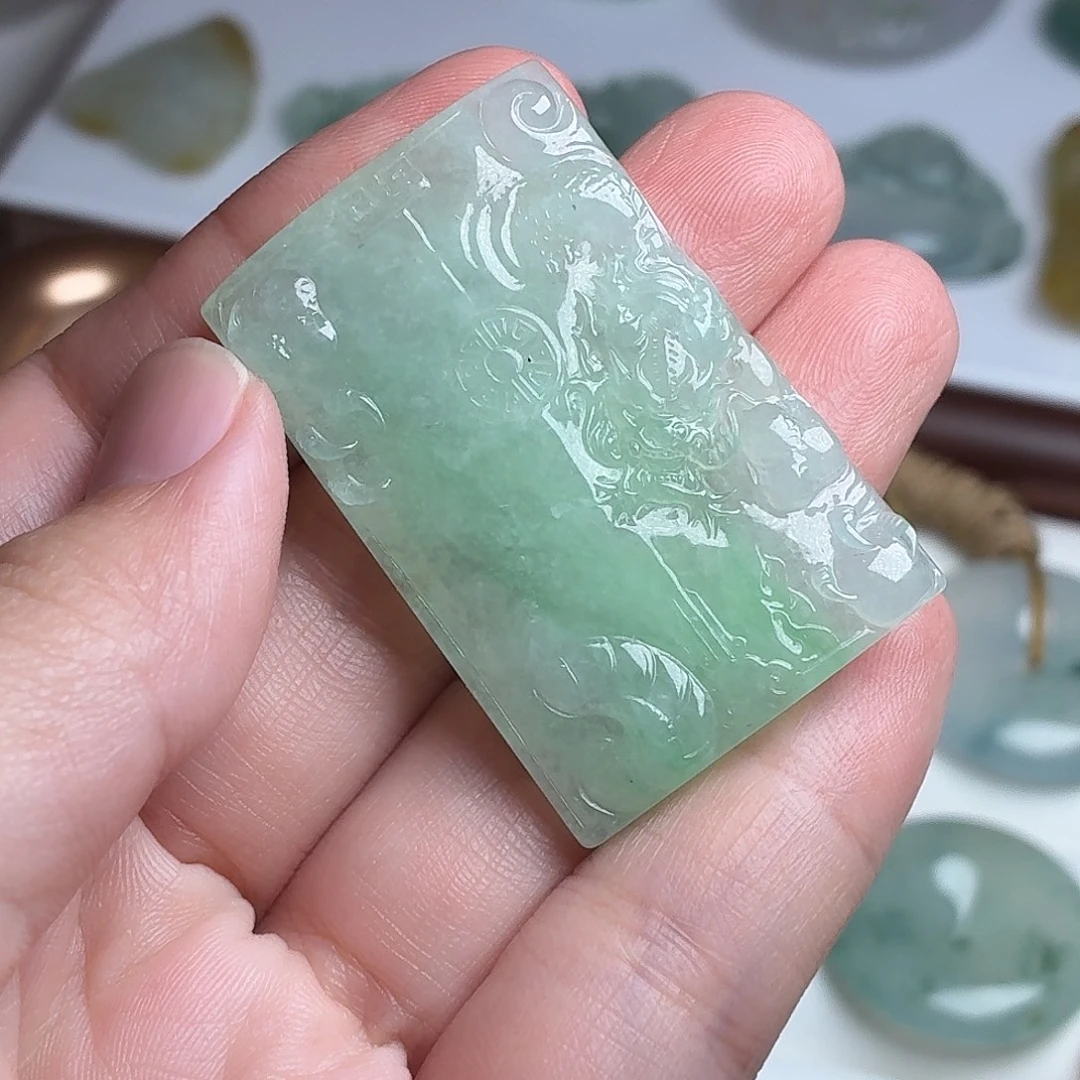 翡翠未镶嵌颈饰缅甸天然A货翡翠