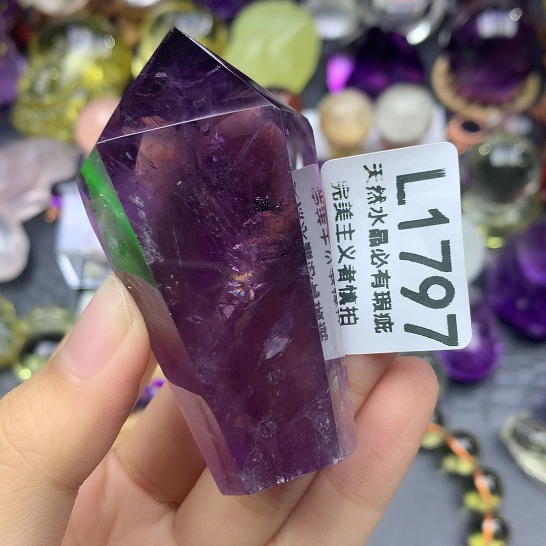 珠宝半成品水晶未镶嵌摆件