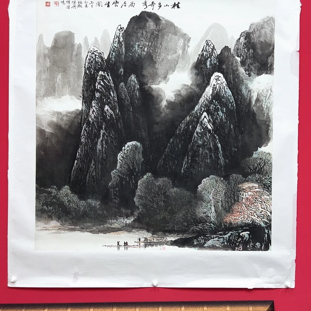 飞***哈国画覃老师大六尺展览作品精品