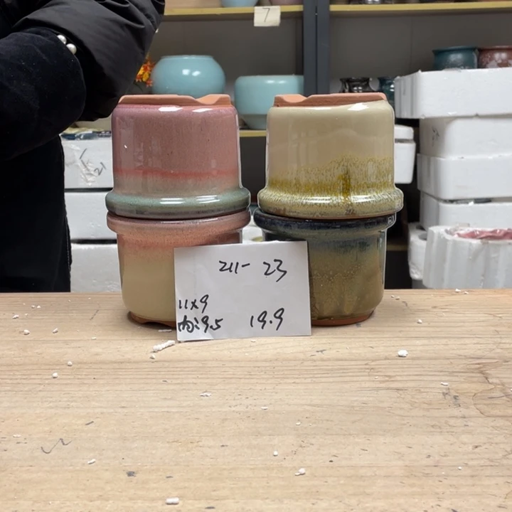 紫砂花盆多肉花盆微瑕23