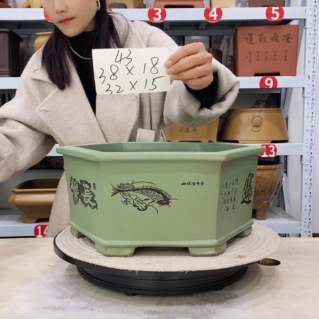 紫砂花盆紫砂花盆