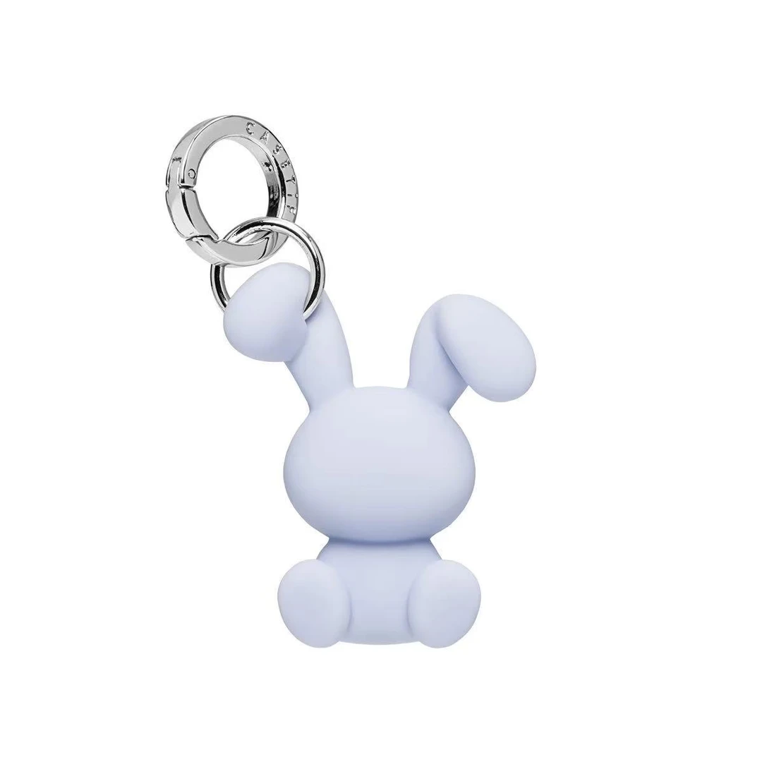 高版纯液态硅胶创意个性手机装饰爱心兔包包配件钥匙扣挂件