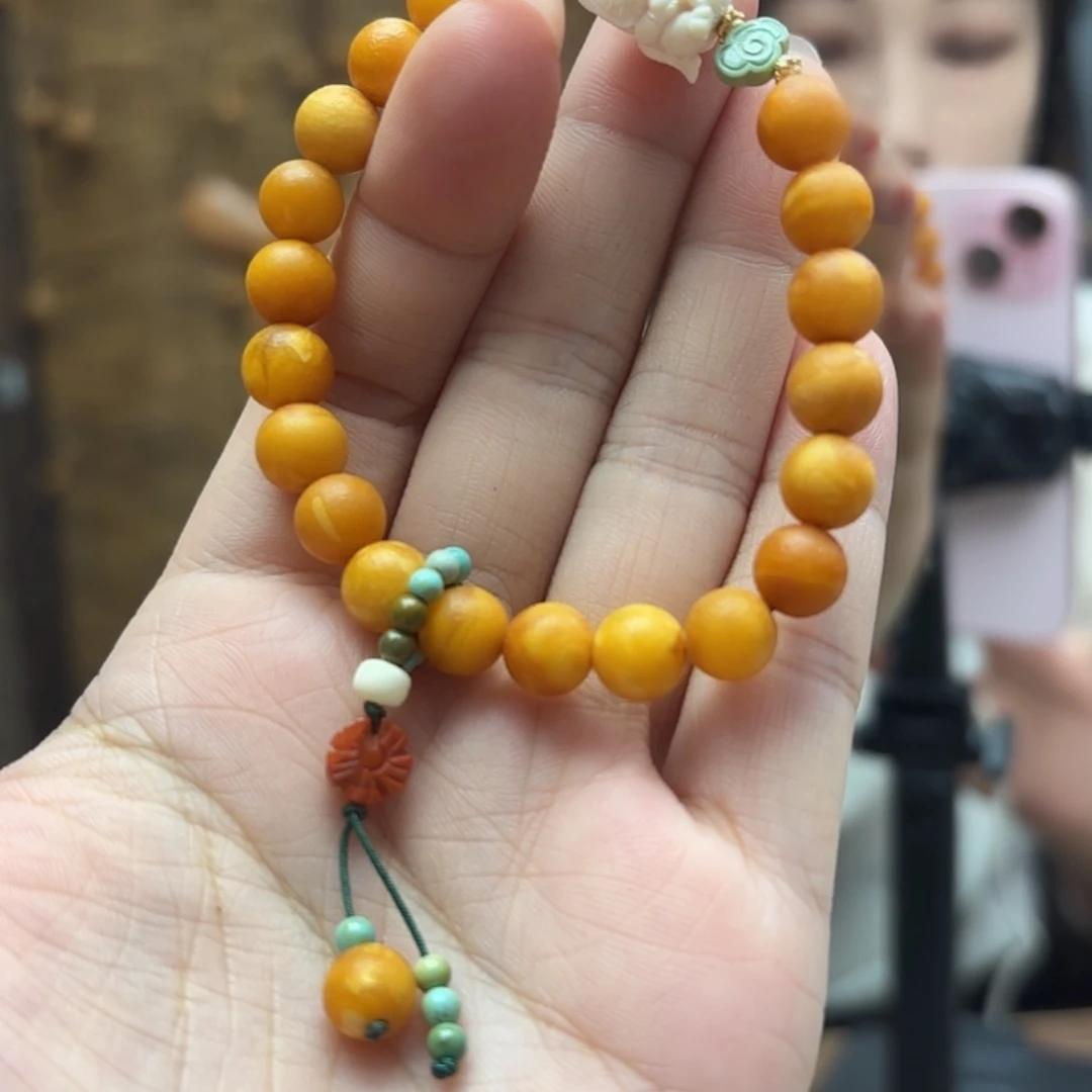 手链琥珀未镶嵌手串