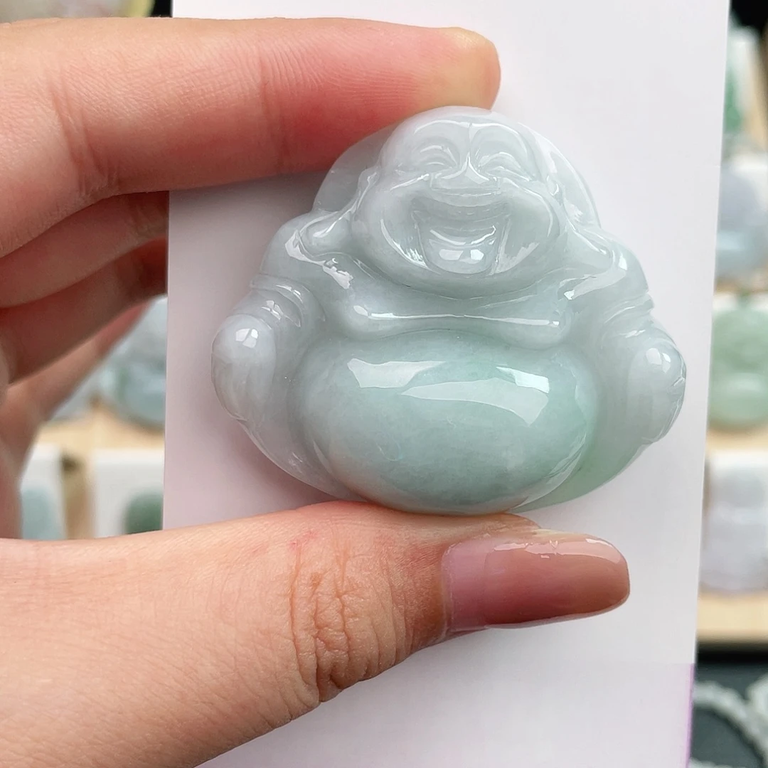 颈饰未镶嵌翡翠佛公