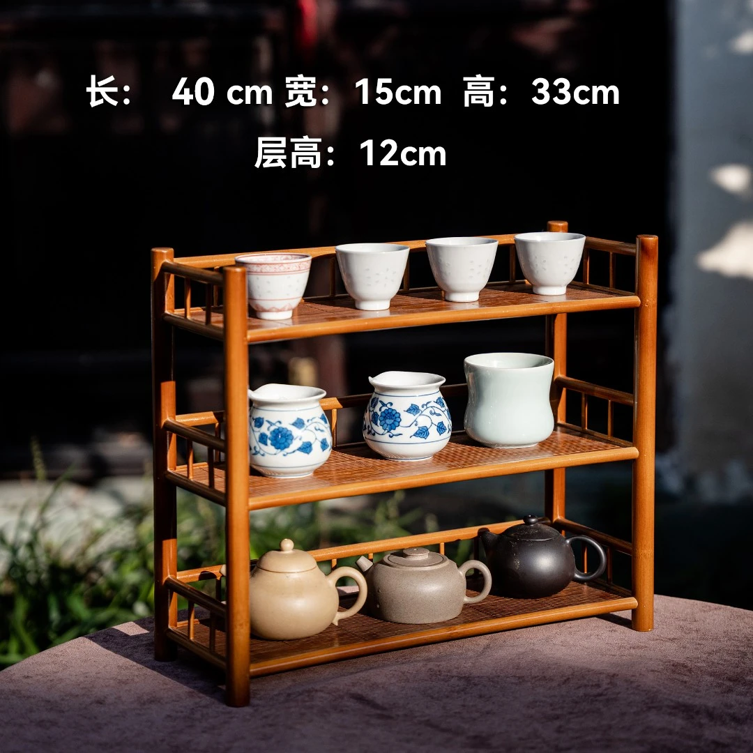 CBJ057-1（邱峰专属）手工特色40云迹茶杯架