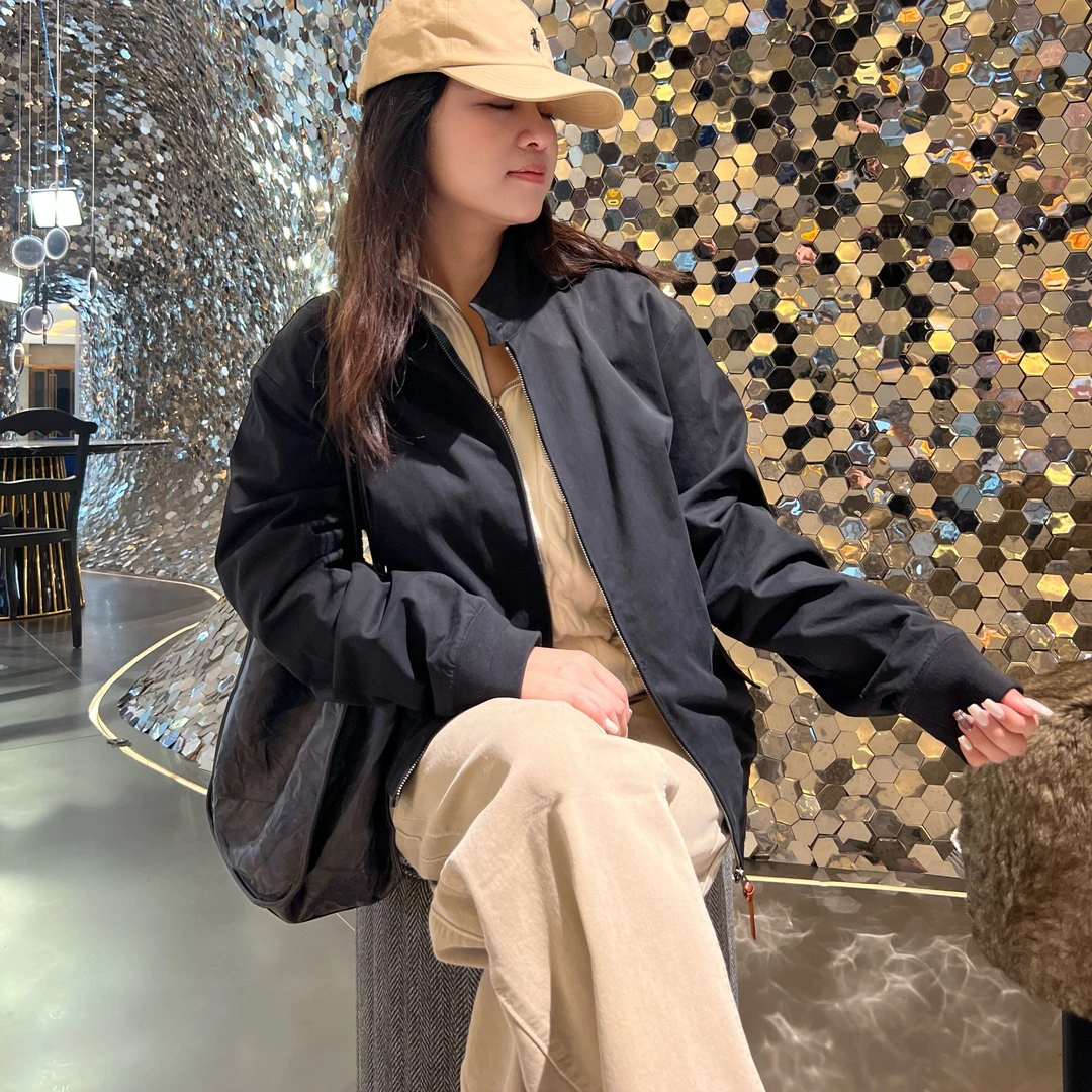 FAFACH[美式经典]休闲风哈灵顿老钱夹克 男女同款立领外套