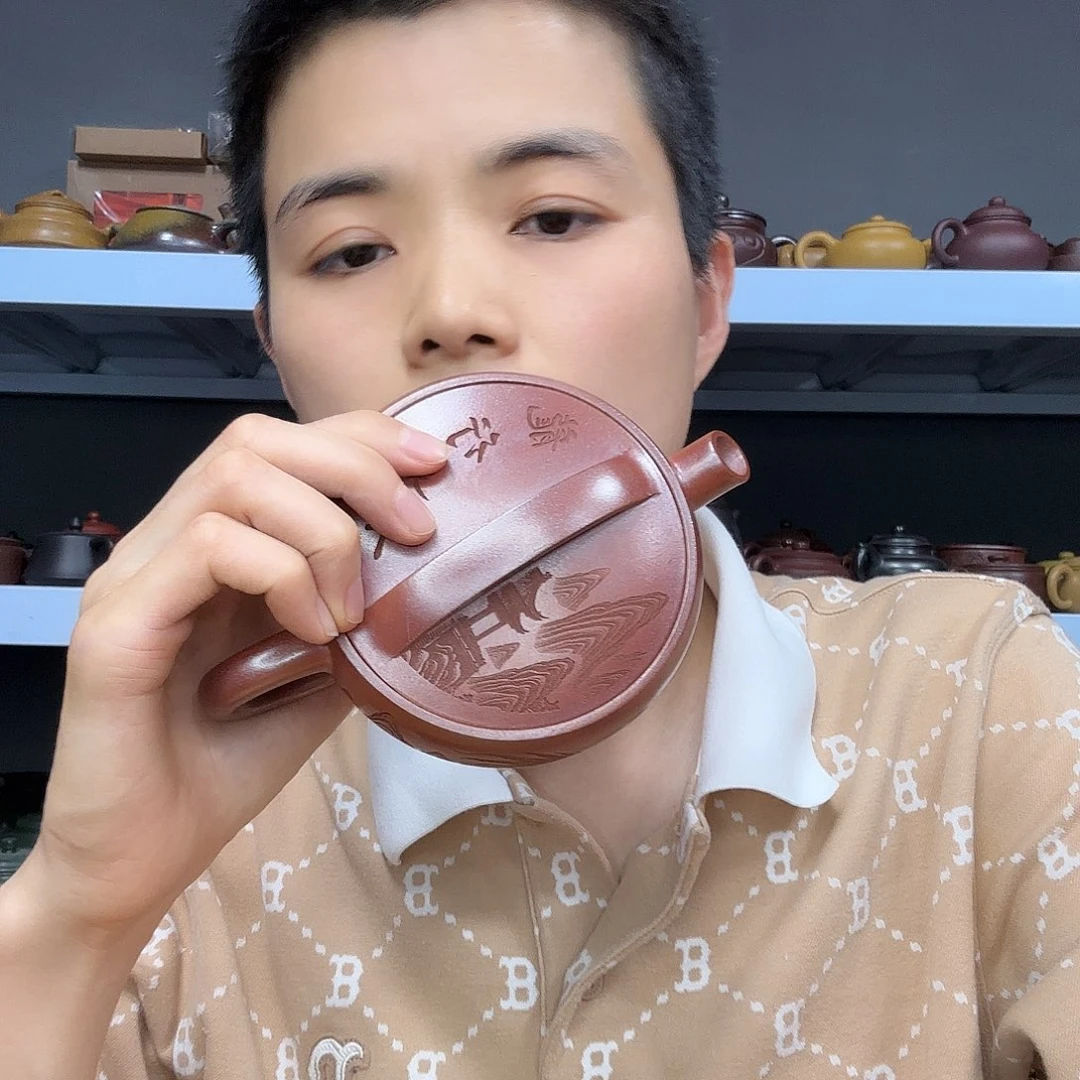 茶壶紫砂民间手艺人全手工制作