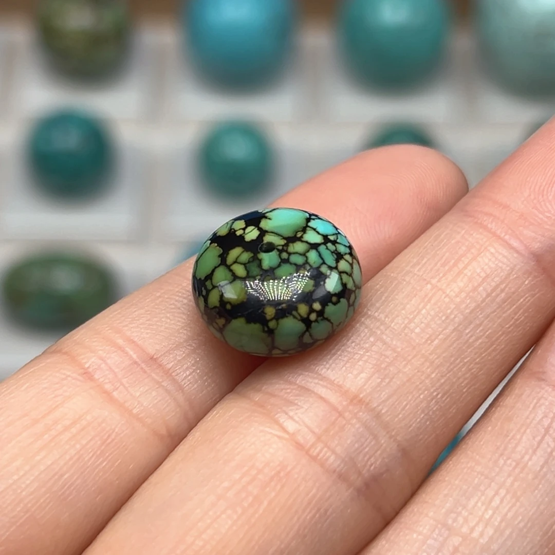 未镶嵌绿松石珠宝奇石放*