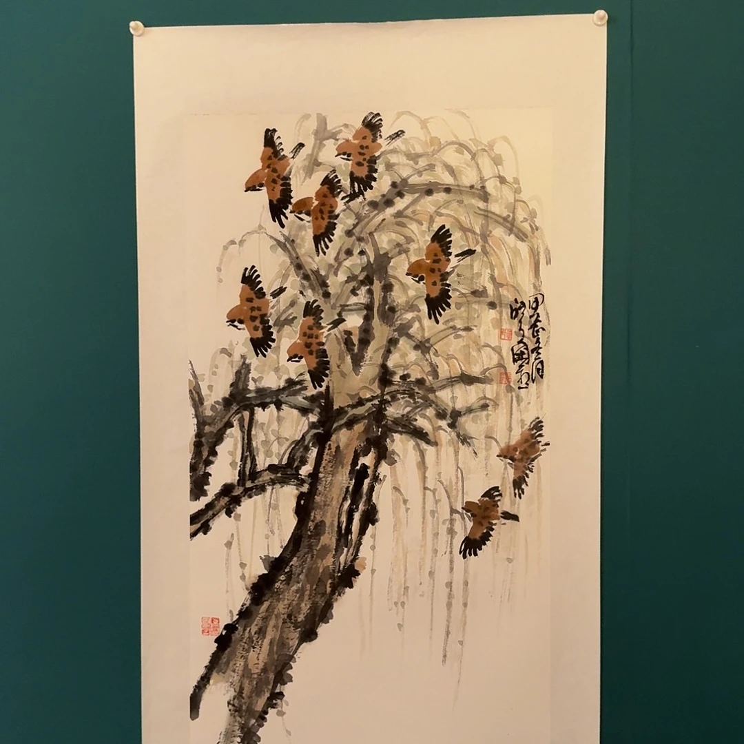 国画单老师作品画作