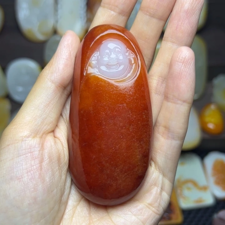 狼***哥和田玉未镶嵌颈饰