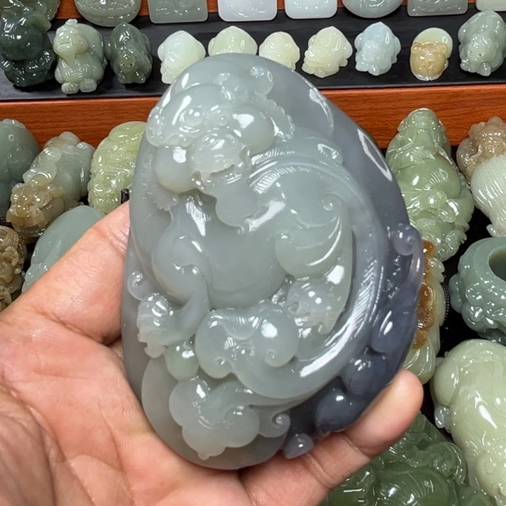 乡***哥和田玉未镶嵌挂件